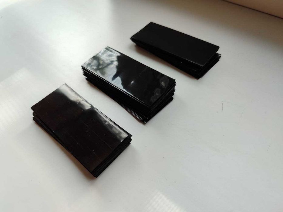 Термоусадка ПВХ для аккумуляторов 18650 0,1 мм комплект 100 шт