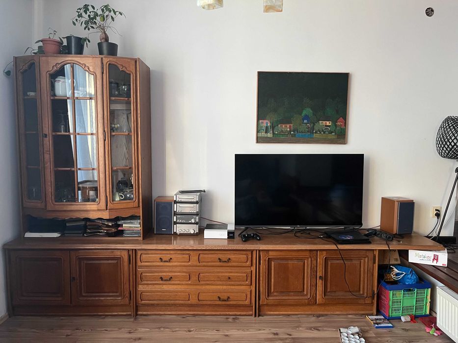 Oddam za darmo meblościanka w okleinie dębowej