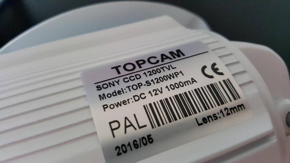 camera lente 12mm visão noturna 100m 1200 linhas sensor sony camara