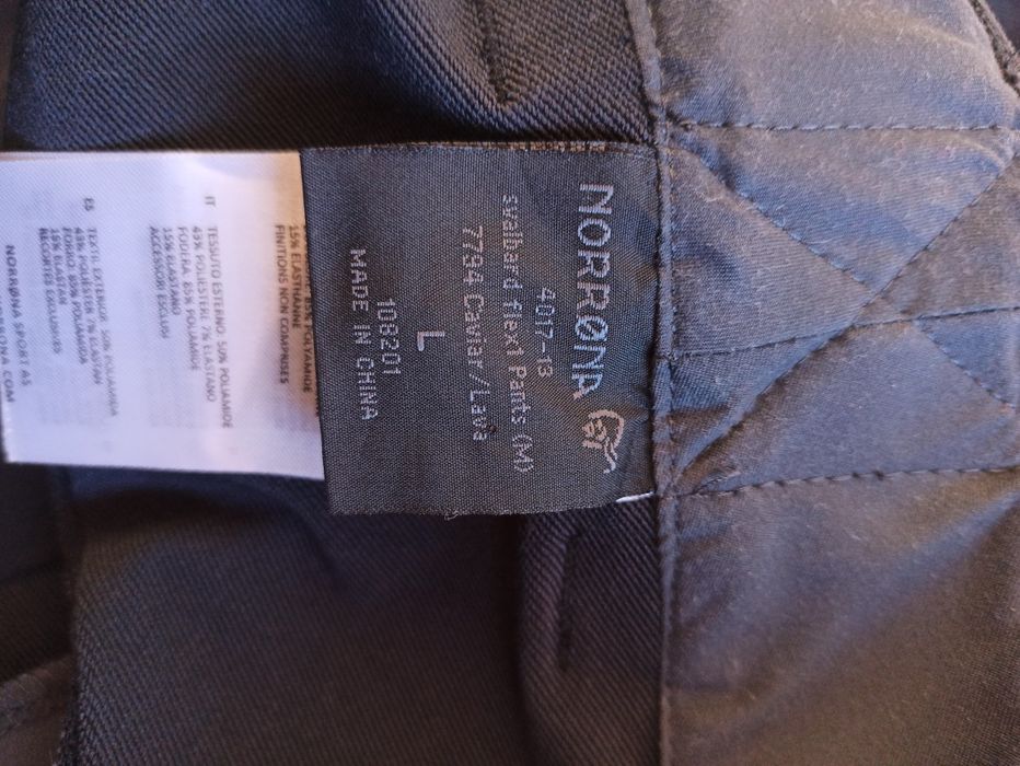 Spodnie Norrona Svalbard flex1 (M) 7794 Caviar Lava rozmiar L