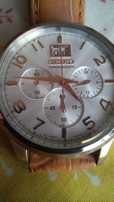 Relógio seiko cronograph como novo.