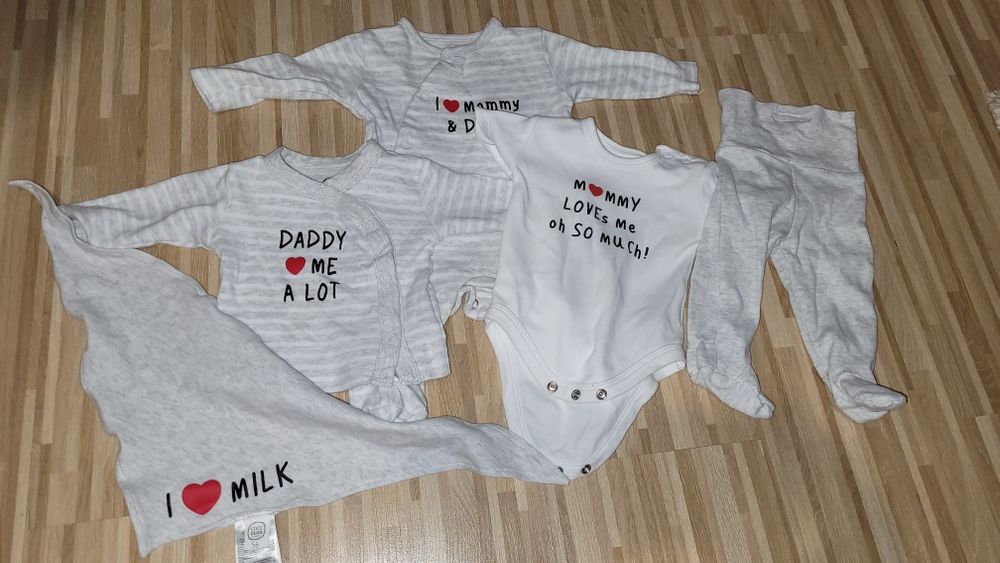 Komplet body śpiochy czapka