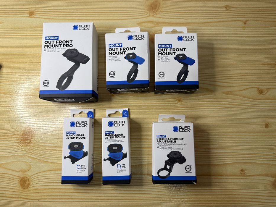 Suportes para telemóvel e peças Quad Lock