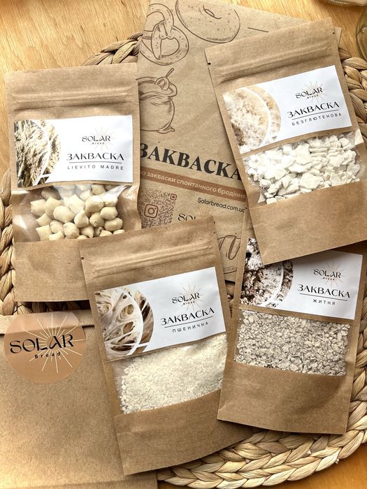 Закваска Безглютенова, без глютену. Житня закваска.