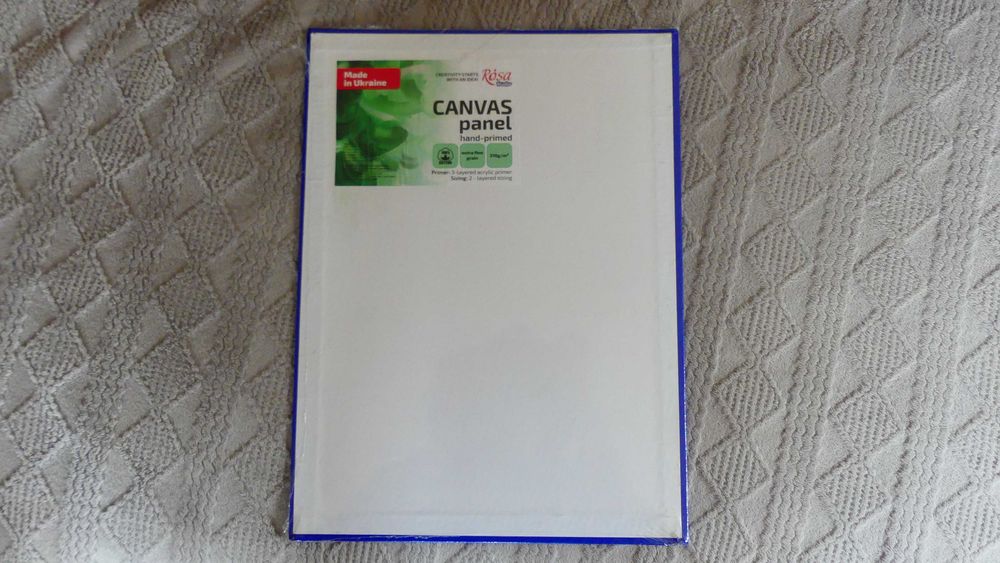 Canvas panel do malowania akrylowy niebieski 30x40cm