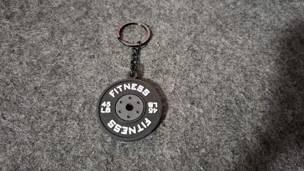 Porta chaves Disco olimpico 45Lb Novo (Musculação)
