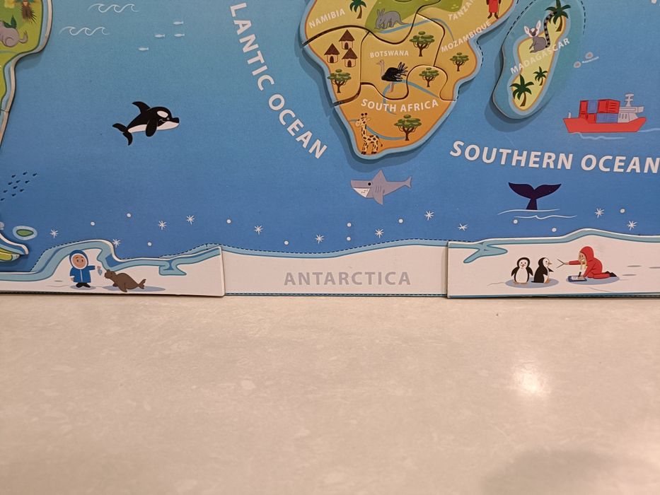 Mapa świata magnetyczny playtive