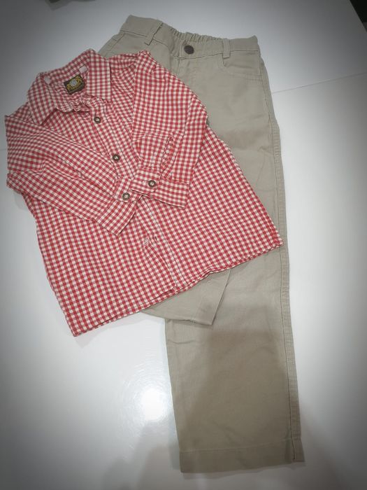Komplecik koszula i spodnie