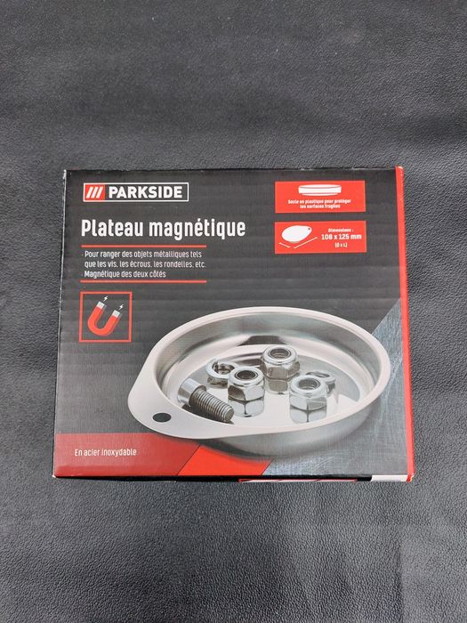 Тарілка магнітна для болтів та гайок кругла Parkside