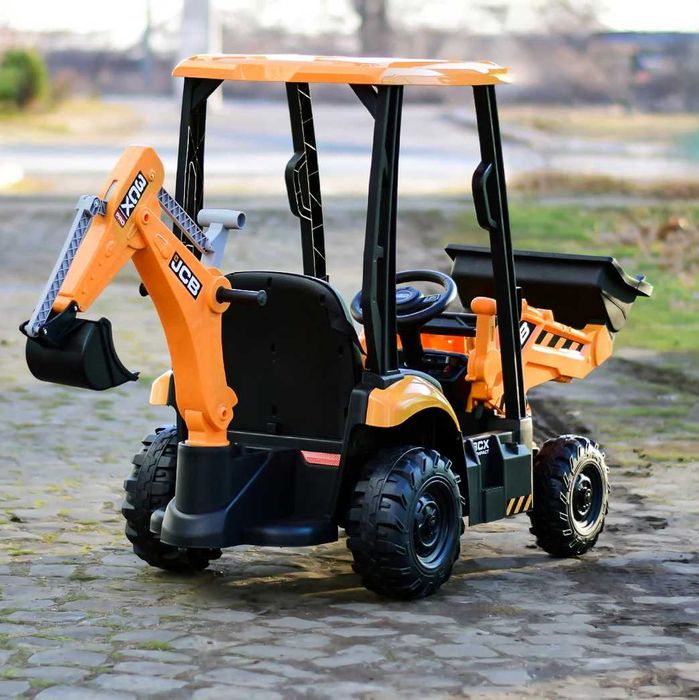 TRAKTOR Koparko Ładowarka JCB Spychacz Ciągnik Auto AKUMULATOR DZIECI