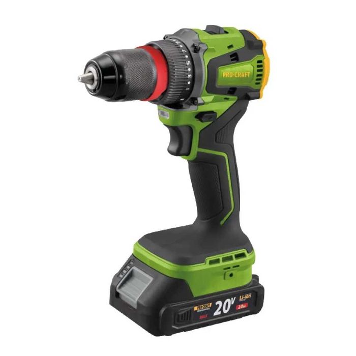 Шуруповерт Procraft PA20Li DFR (з 1 акб та зп) безщітковий
