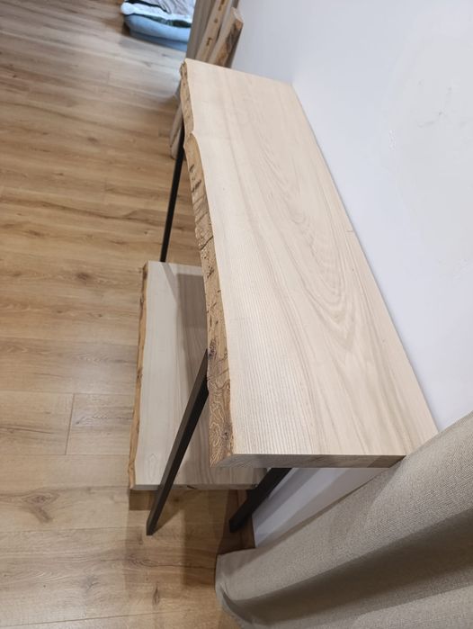 Konsola/ komoda loft z litego drewna