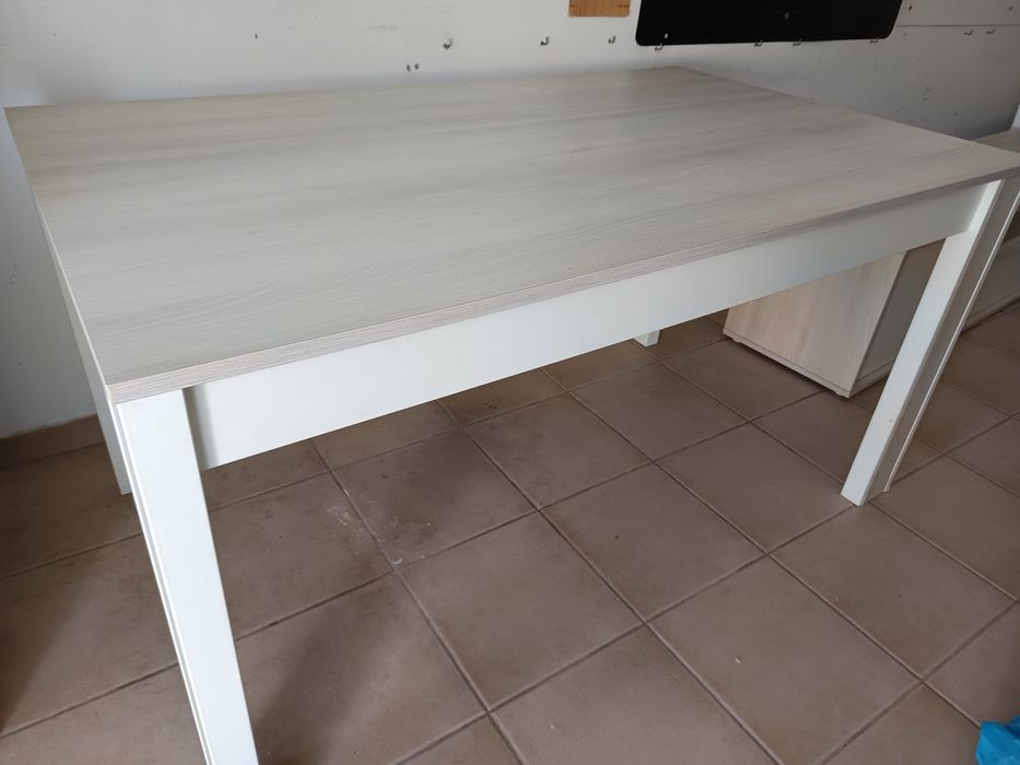 Sala completa branco e carvalho