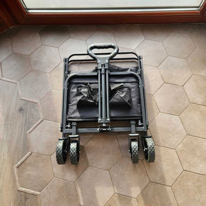 Mocny Wózek Na Kółkach Wędkarski Plażowy Transportowy 100L Na Zakupy