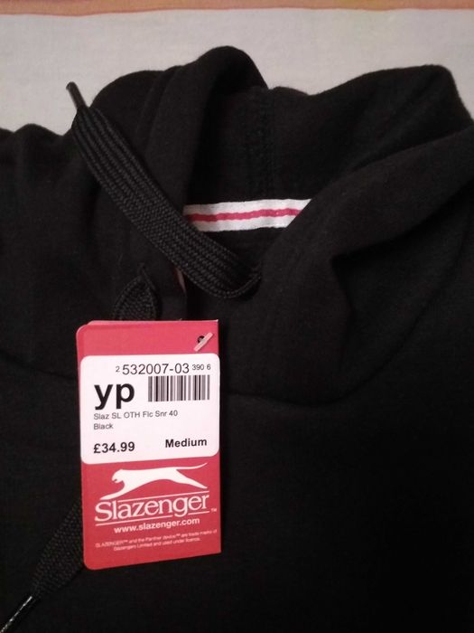 Мужская толстовка кофта slazenger оригинал теплая