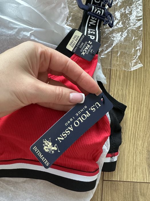 Бра спортивний бюстгалтер топ набір підкладкою м us polo assn оригінал