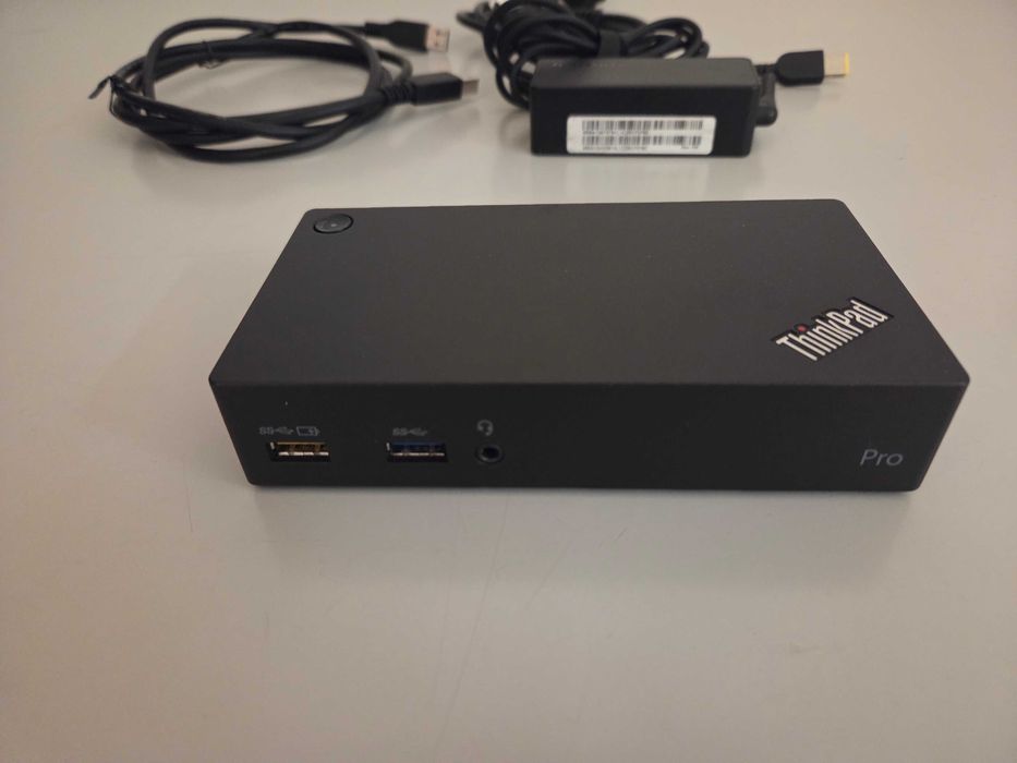 Dock Station Lenovo ThinkPad USB 3.0 Pro (Set Completo)