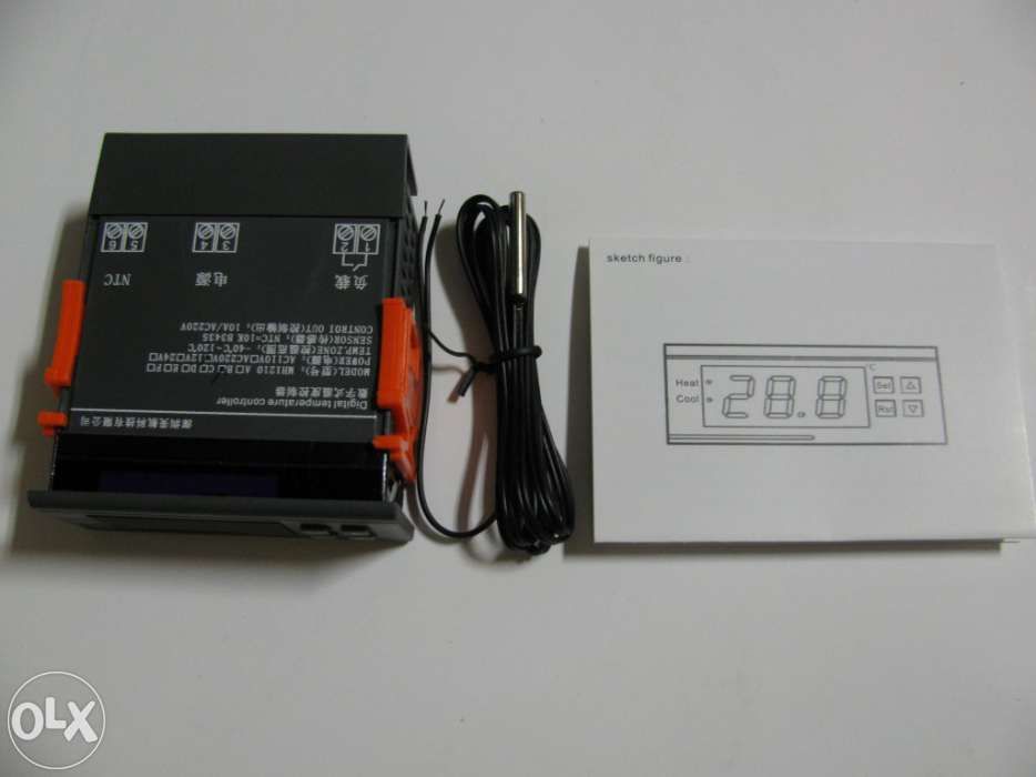 Termostato digital para aquários, chocadeiras, entre outros