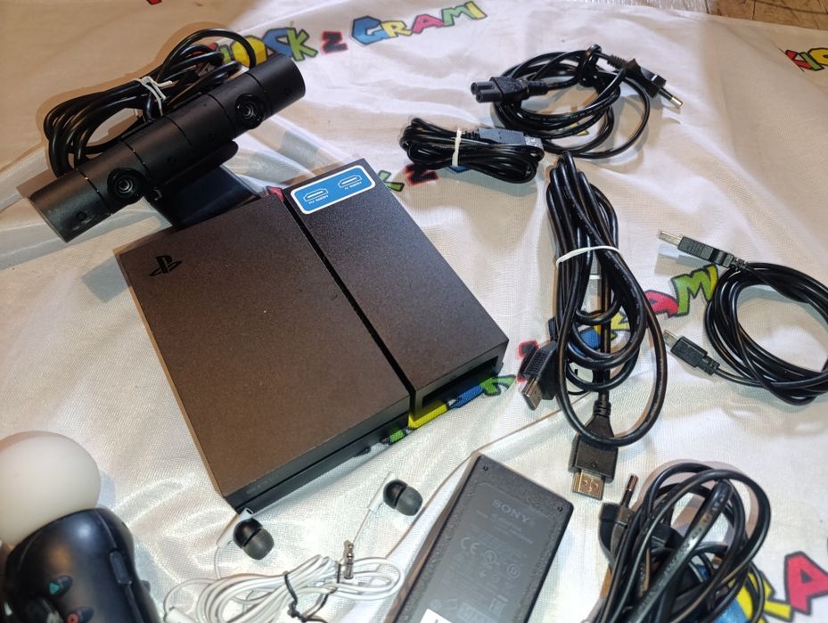 Gogle VR PlayStation 4 PS4+ kamera + 2 move. bogaty zestaw super stan