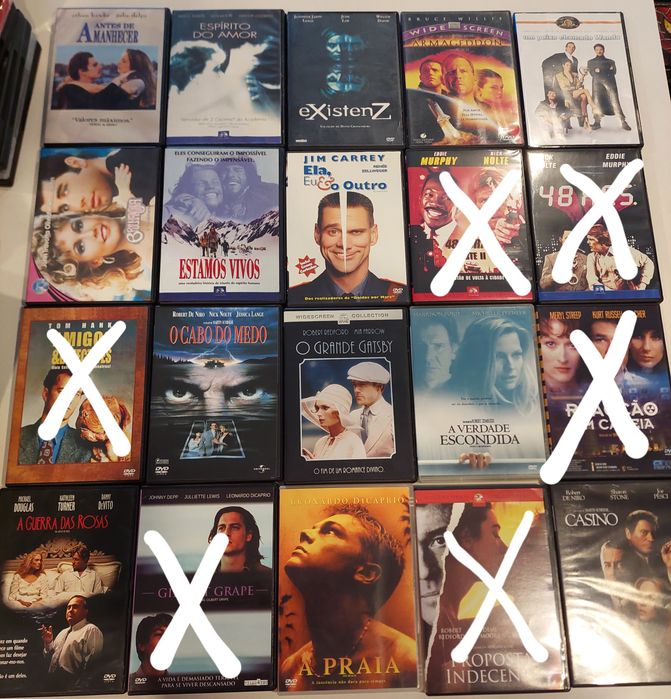 Vendo DVDs originais 10=40€