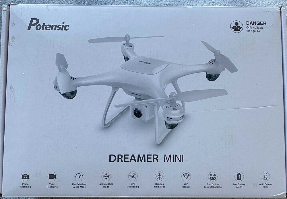 Dron Potensic Dreamer Mini DSDR05C Walizka Etui 2 Baterie Akcesoria