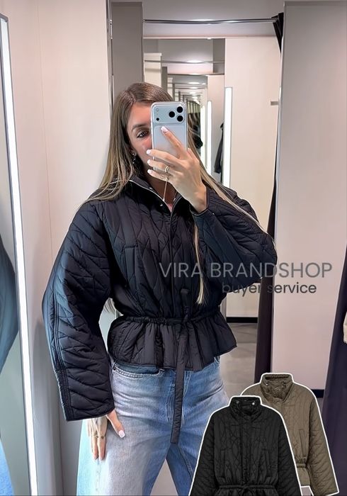 Курточка Zara черная