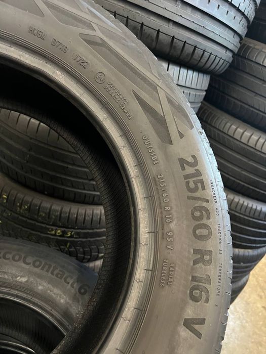Шини літні 215х60хR16 Continental EcoContact6 / 4шт / 75-80 % Протектор
