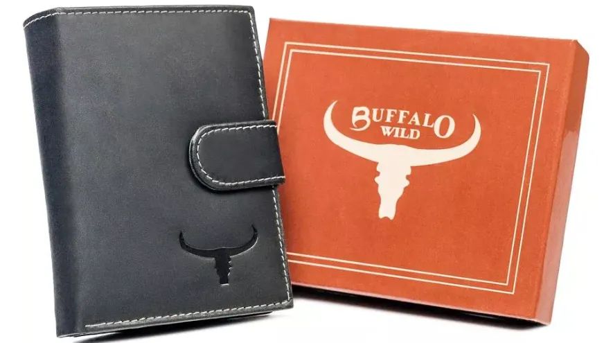 męski portfel wild  skóra naturalna