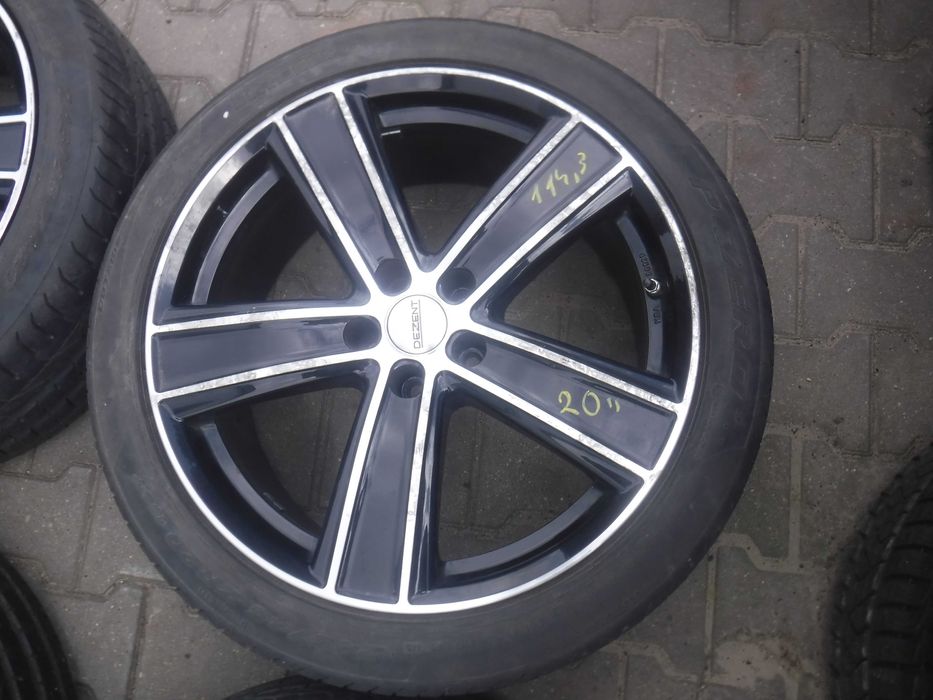 4xKoła Alufelgi Denzent 20" 9J ET30 5x114,3 Pirelli 245/45/20