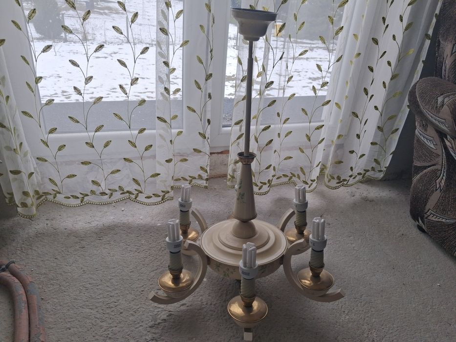 Żółty Żyrandol Wiszący