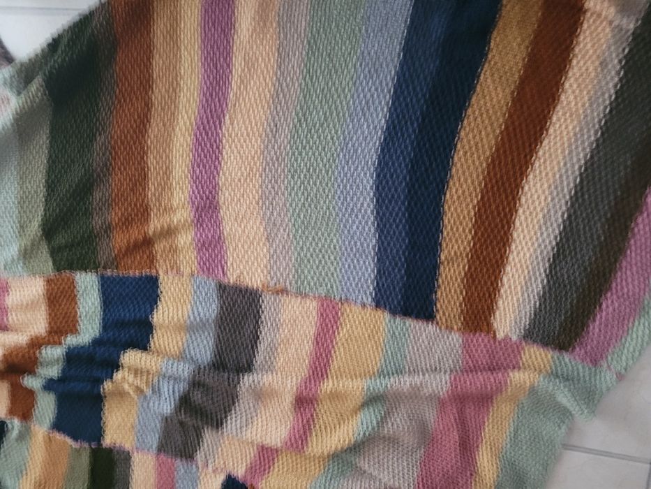 Manta de jardim para a noite. Cama de casal. Rústica