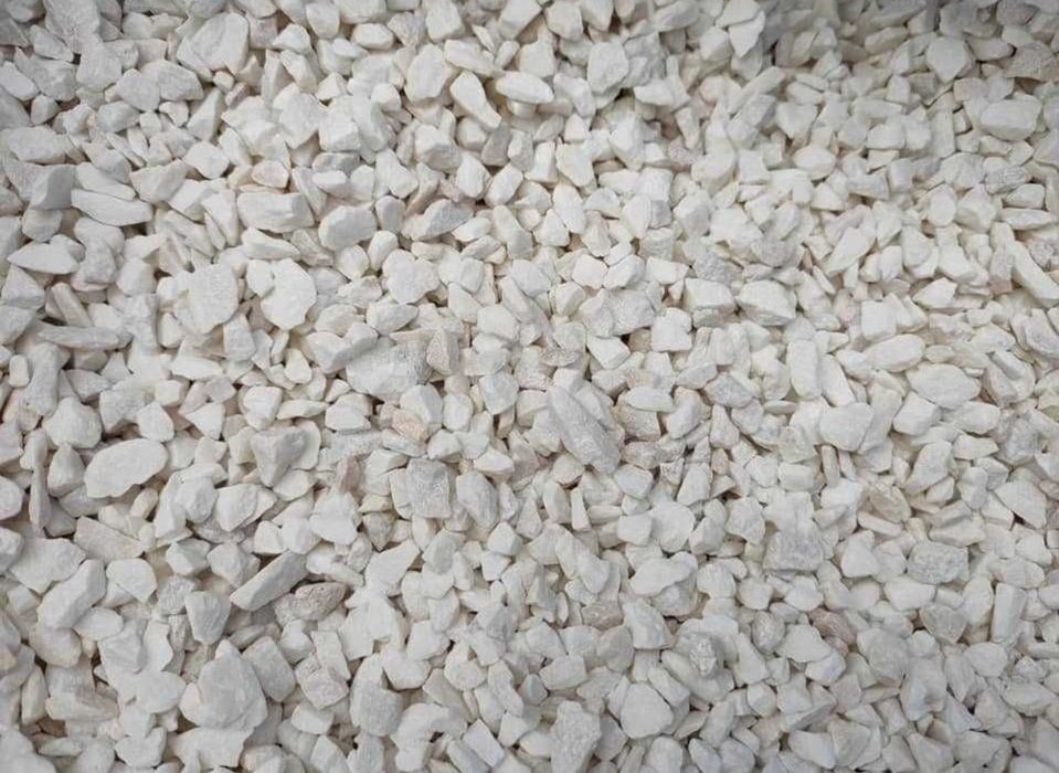 Grys kamień Biały Kremowy 8-16mm ozdobny dekoracyjny  Miłomłyn