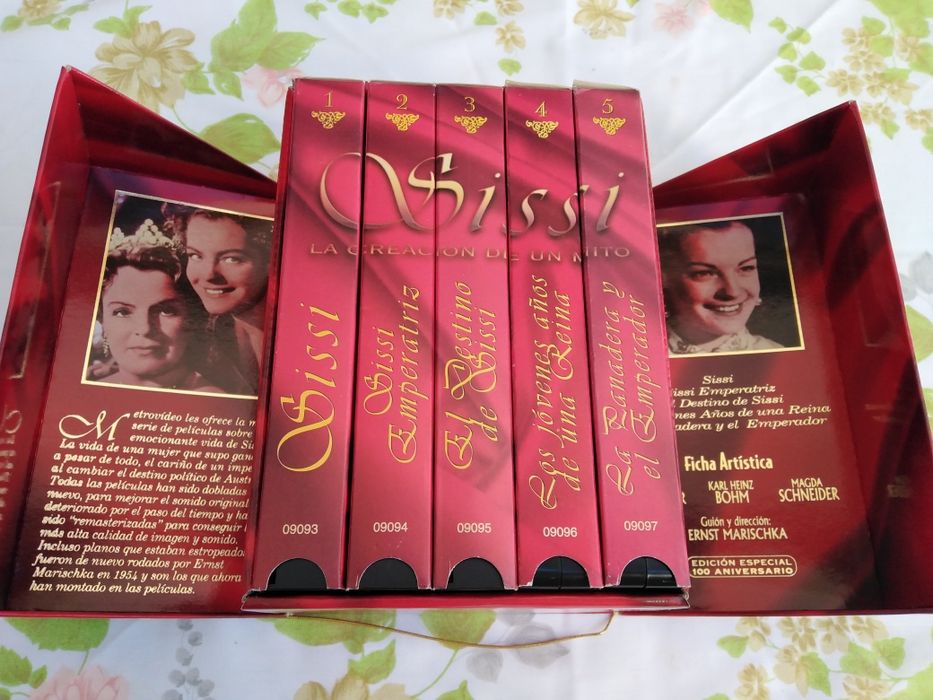 5 Vídeo Cassetes da Sissi Imperatriz Edição Especial