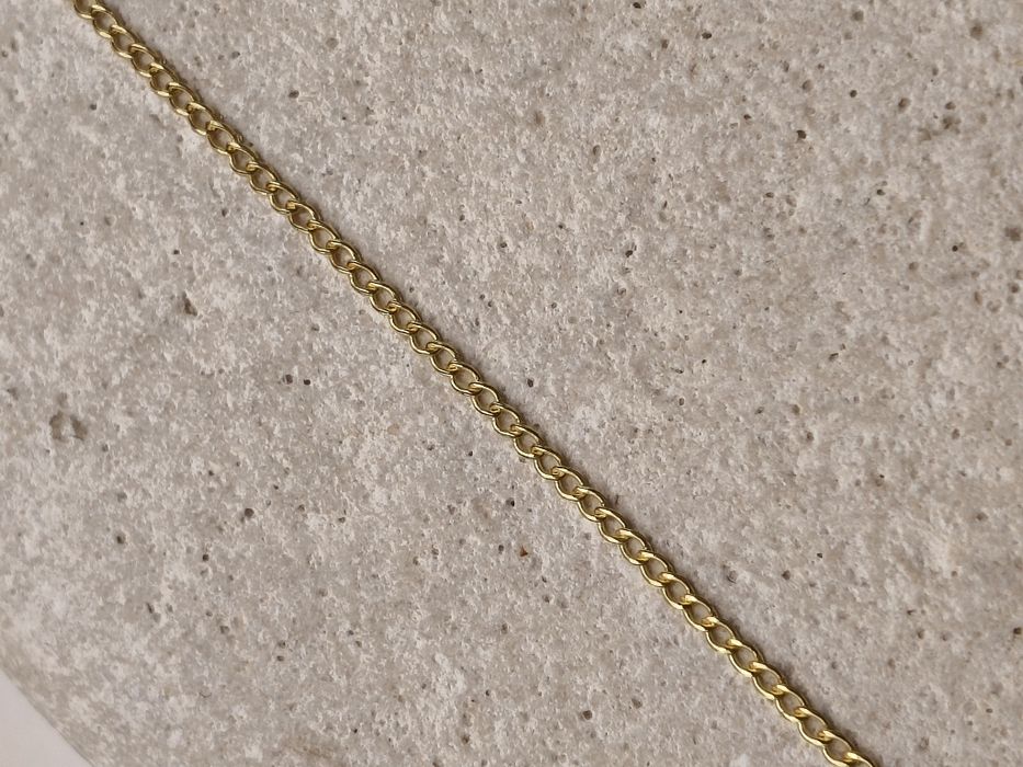 Złoty łańcuszek pancerka 585