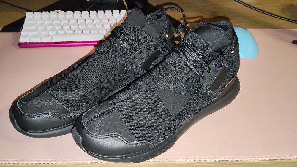 Ténis Adidas Y-3 Qasa High Triple-Black Tamanho 42 (Usados uma vez, maiores que o número)