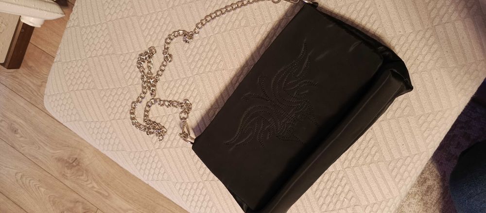 Torebka damska czarna wizytowa