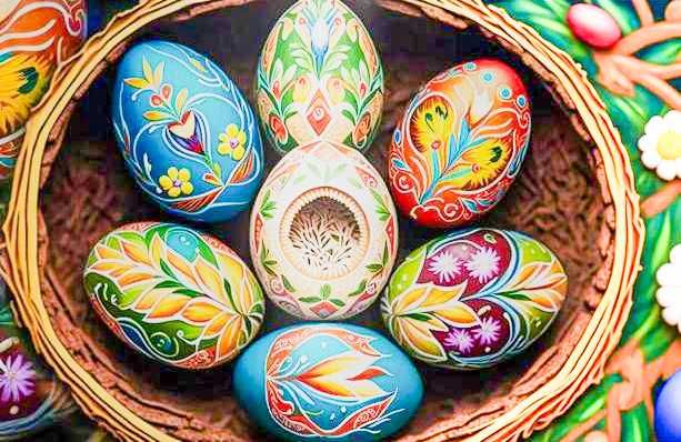 Монета Писанка Великодня радість. Писанка срібло