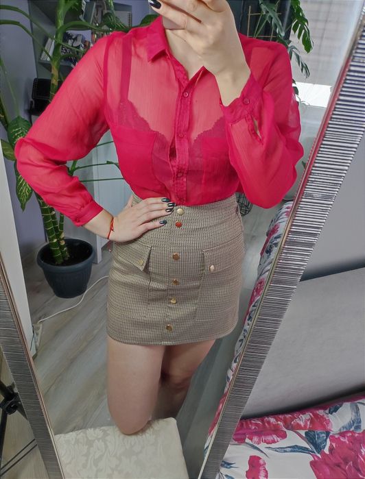 Koszula transparentna