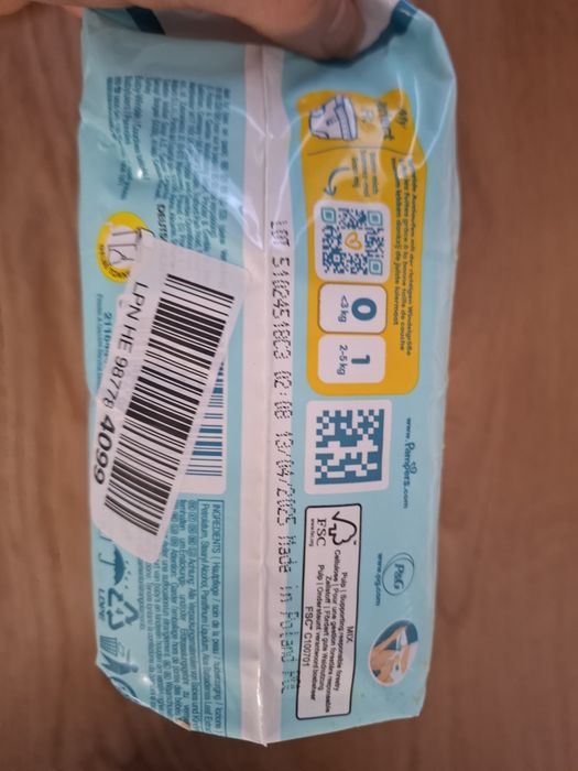 Pampers premium care 0 22szt