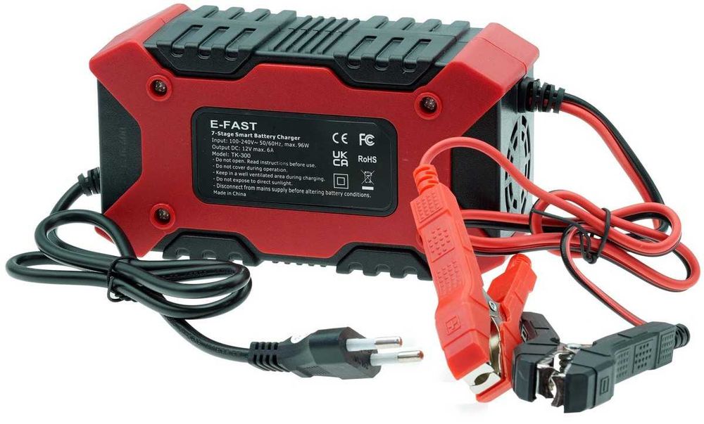 Импульсное зарядное устройство E-Fast TK-300 12V6A, ins471