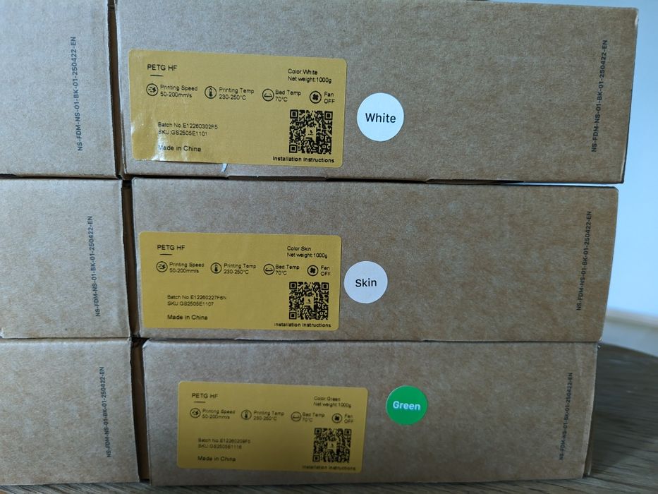 Продам високоякісний філамент  PETG HF (Refill) для FDM 3D-друку
