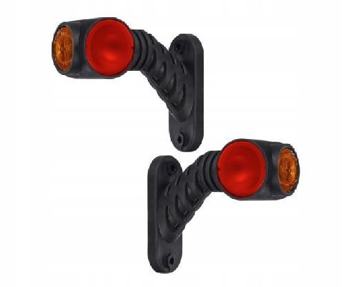 lampa obrysowa potrójna wysięgnik krótki komplet