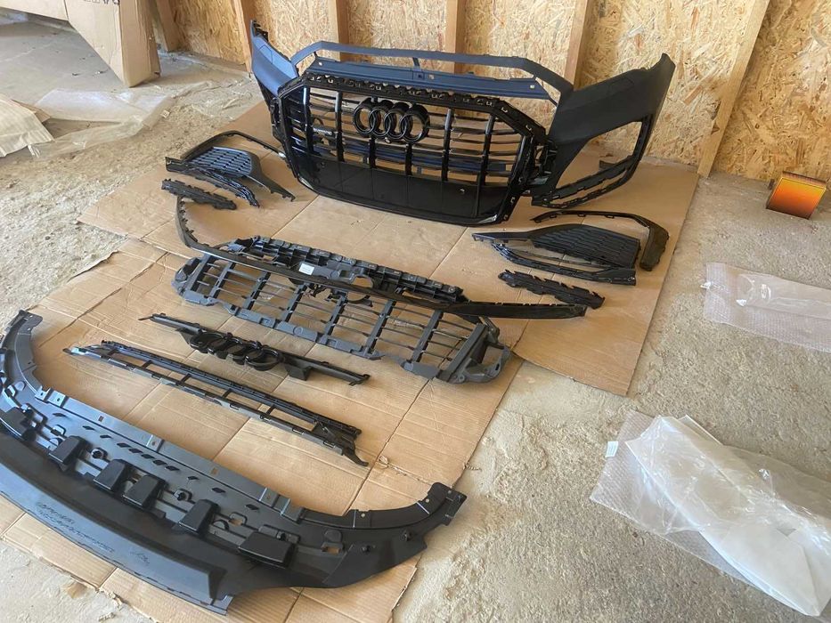 Audi Q7 Бампер передний в сборе 2020-2024 4M0-807-065-AD-GRU