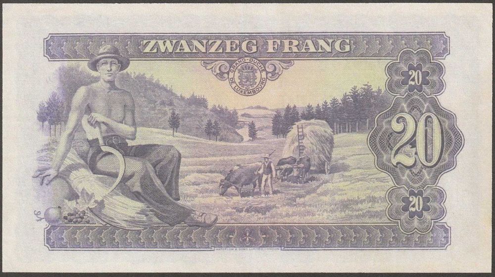 Luksemburg 20 frang 1943