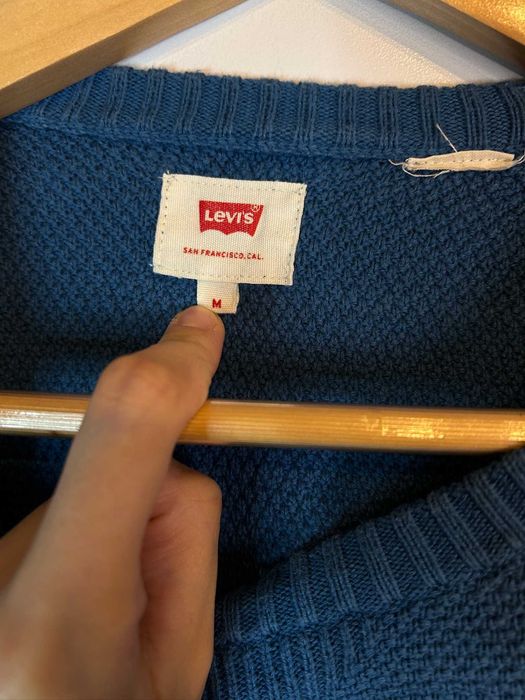 Sweter Levis niebieski M