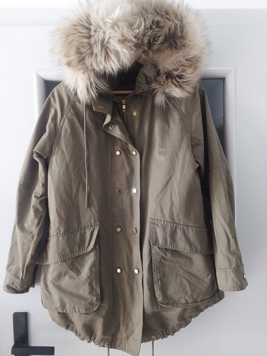 Kurtka Parka z podpinką Zara rozm. S/ M,