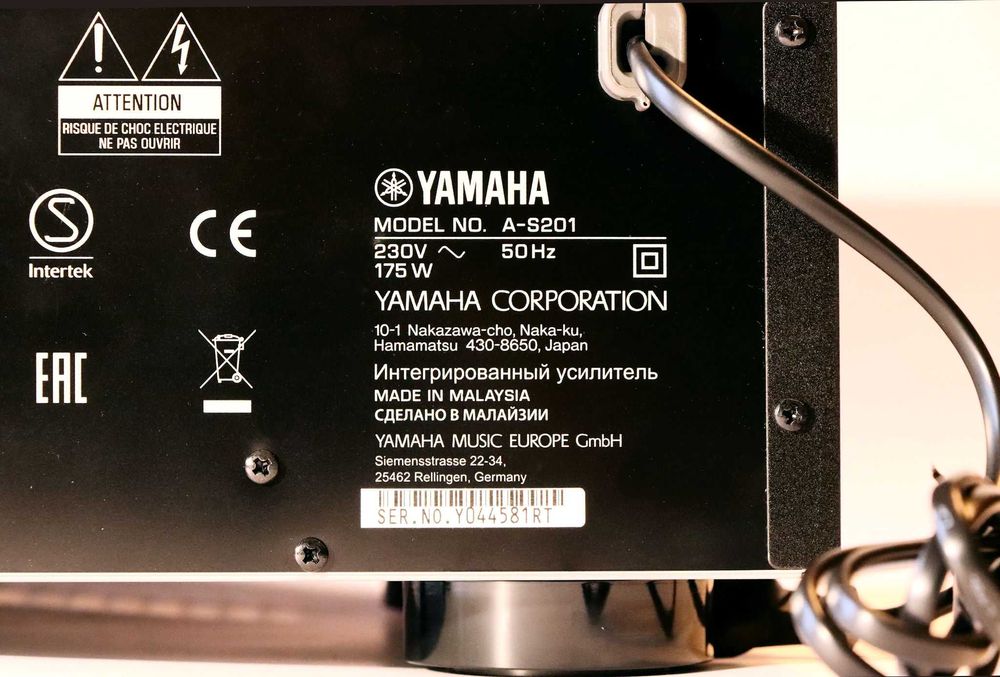Sintonizador e Amplificador Yamaha