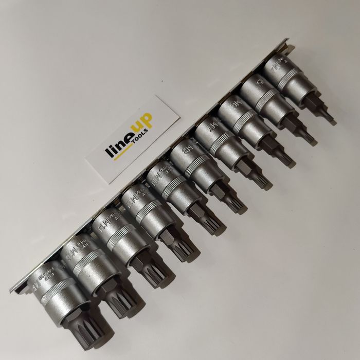 Conjunto de Chaves de Caixa 1/2” XZN -10 Pcs (Com Iva)