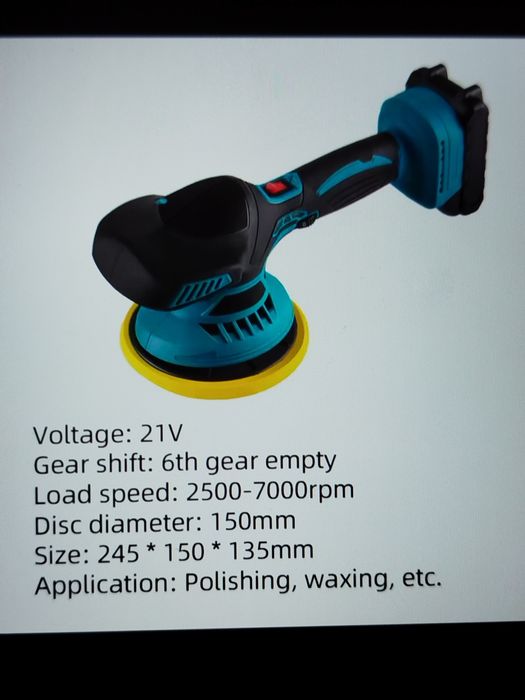 Nowa polerka samochodowa polshing gratis wysyłka