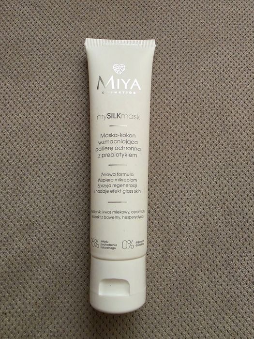 Miya Cosmetics MySilk  maska-kokon do twarzy wzmacniająca barierę ochronną z prebiotykiem, 60 ml